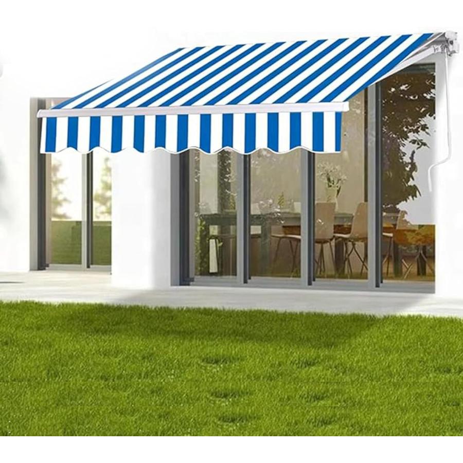 折りたたみ式オーニング3mx2m オーニング開閉クランクハンドルひさし