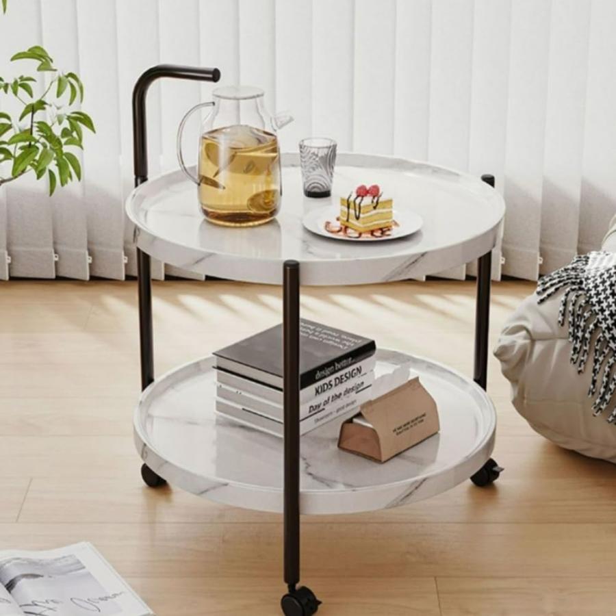 移動可能な小さなコーヒーテーブル ソファサイドテー 小さなエンド