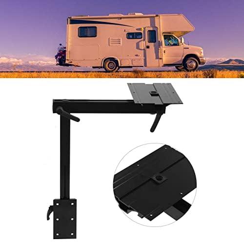 RVテーブルレッグベースマウント RVアクセサリー 軽量ブラック