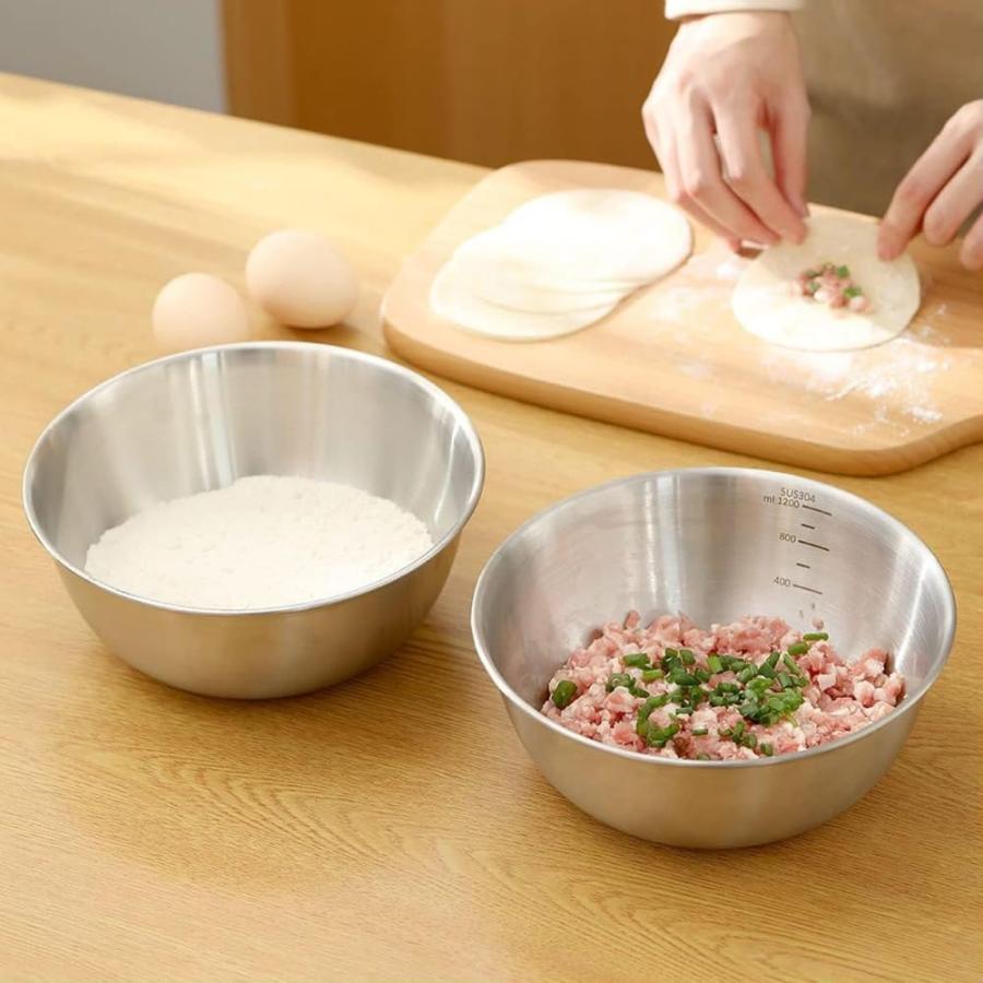 ザル ボウル セット ざる 深型ボウル ステンレス 水切りボウル お米