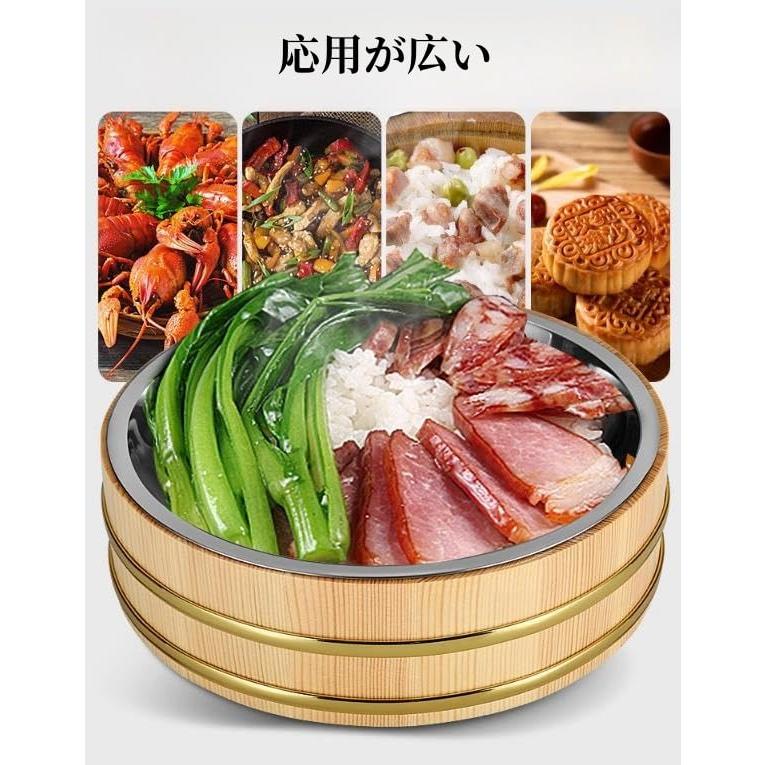 寿司桶 天然木 すし桶 お一人様用 ステンレス鉢付き 飯切 飯台 高級