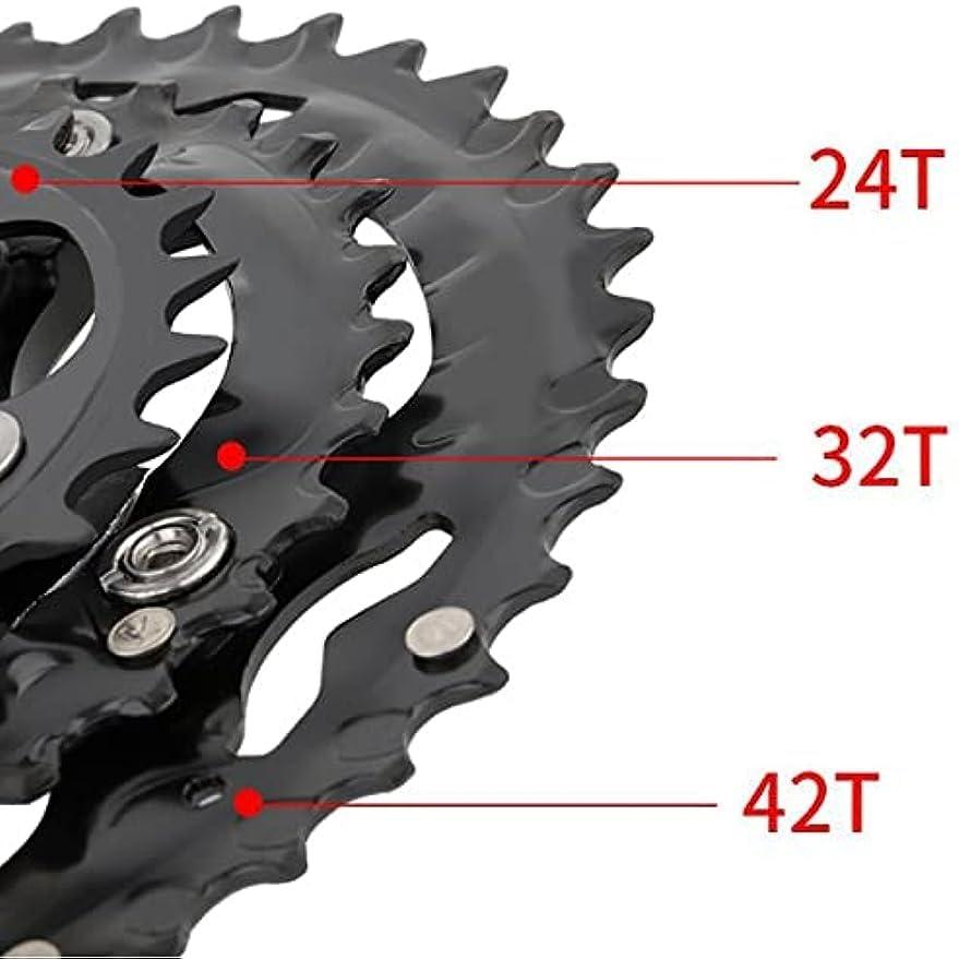 クランクセット 170mm MTBクランクセット ホローインテグレーテッド 24