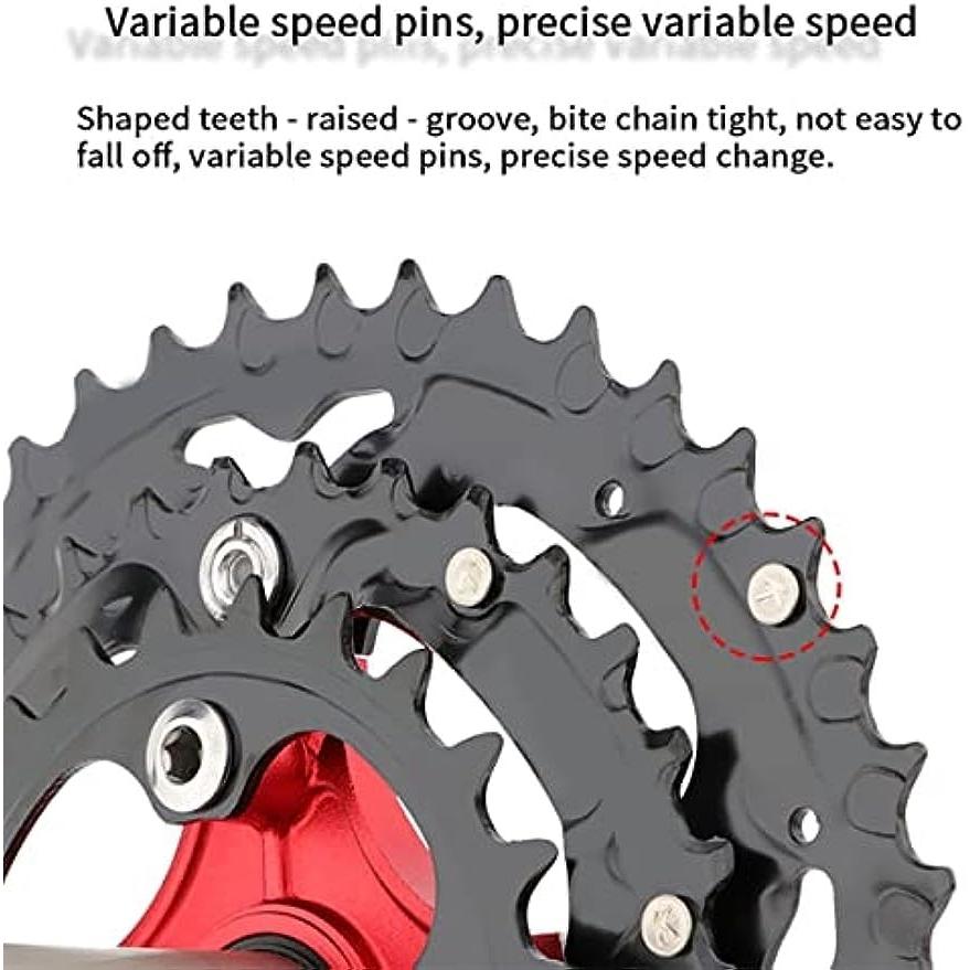 クランクセット 170mm MTBクランクセット ホローインテグレーテッド 24
