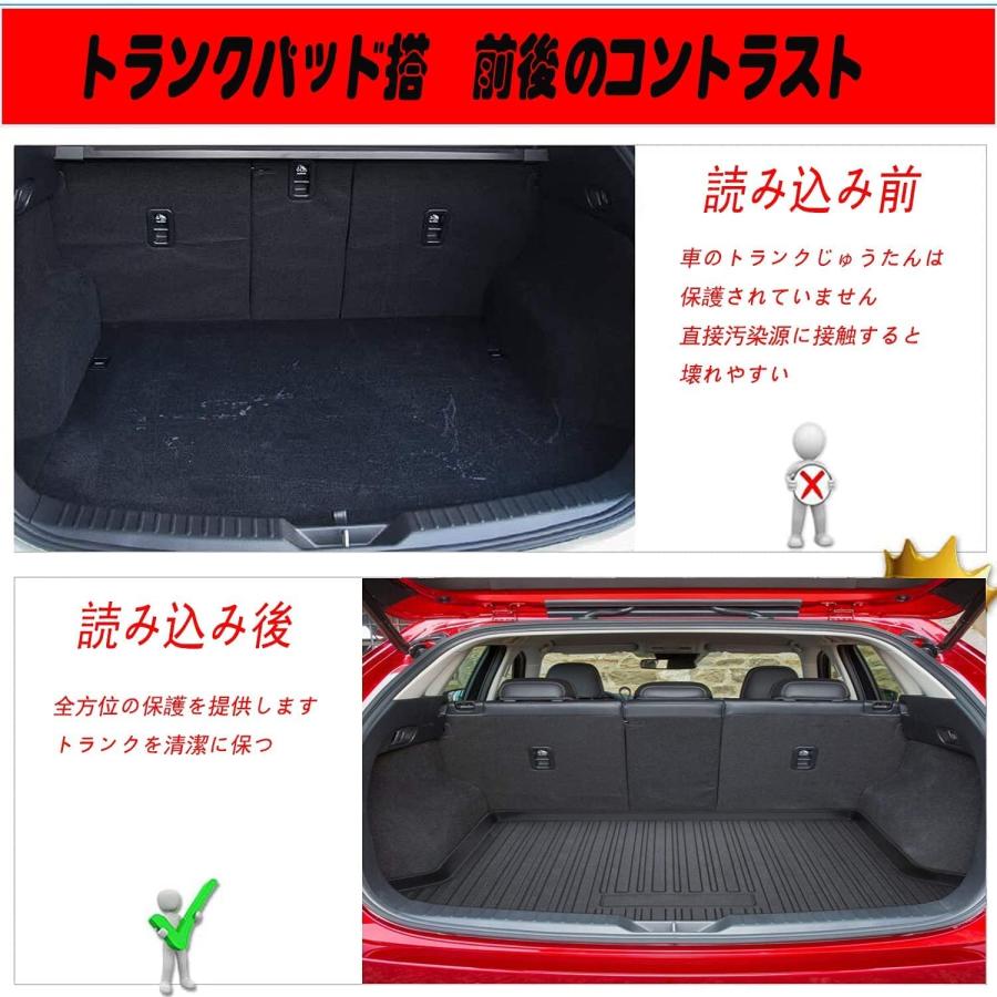 適合トヨタ カローラ クロス 10系 COROLLA CROSSラゲッジマット