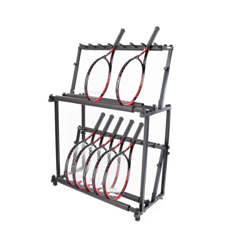ラケットラック バドミントン/テニス用大型ラケットディスプレイラック