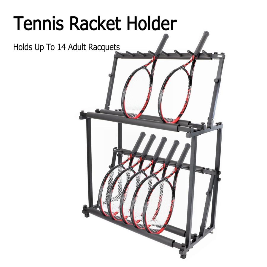 ラケットラック バドミントン/テニス用大型ラケットディスプレイラック
