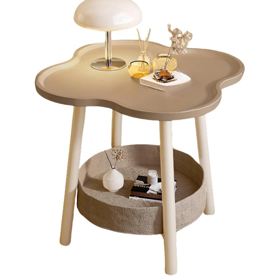 ぷくぷんさん　専用　お花のかわいいサイドテーブル 楽天市場】サイドテーブル 2段 多機能 幅50cm 花型 丸型 フラワー ミニ