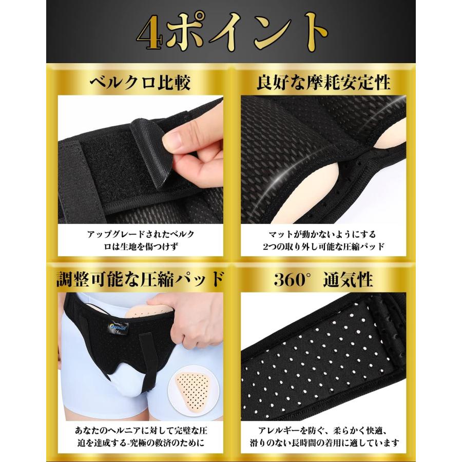 鼠径ヘルニアベルトトラス シングル/ダブルインギナルまたはスポーツ