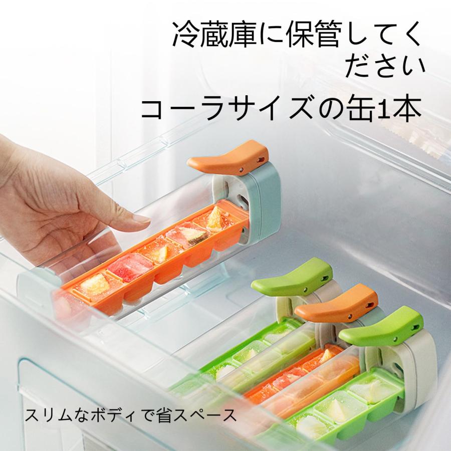 2026新 製氷皿 製氷器 アイストレー 片手で押す氷型 6個セット 蓋付き