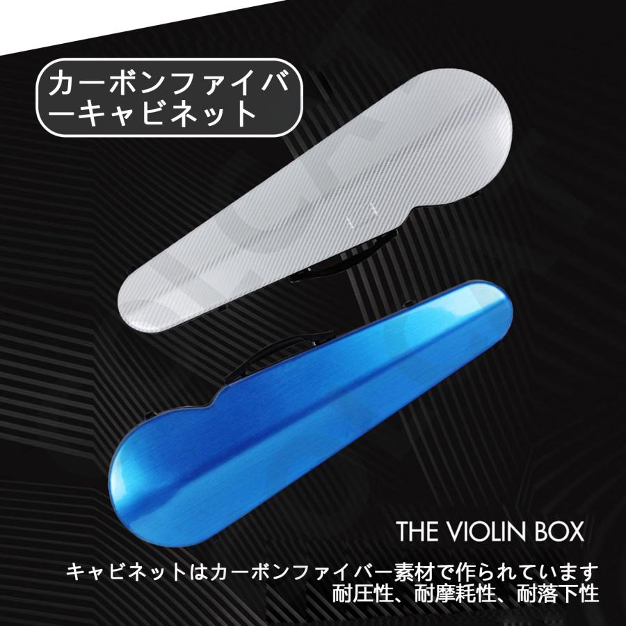 バイオリン ヴァイオリン セミハードケース 弓4本収納 温湿度計付き バイオリン ヴァイオリン セミハードケース 弓4本収納 温湿度計
