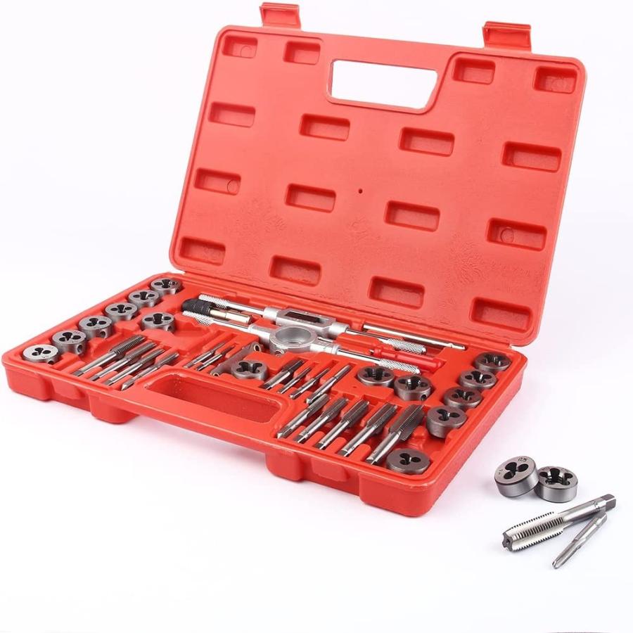 タップとダイセットねじ切り タップダイスセット ネジ山 ネジ穴 ボルト