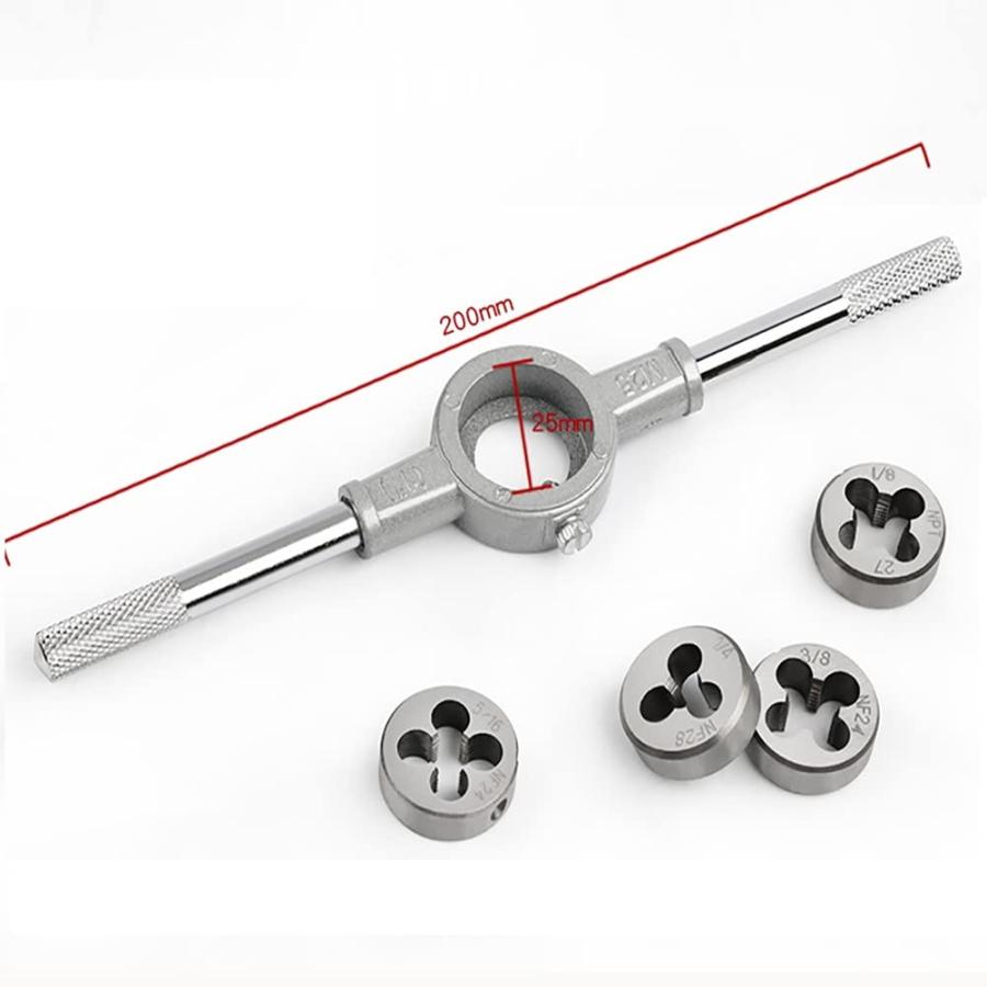 タップとダイセットねじ切り タップダイスセット ネジ山 ネジ穴 ボルト