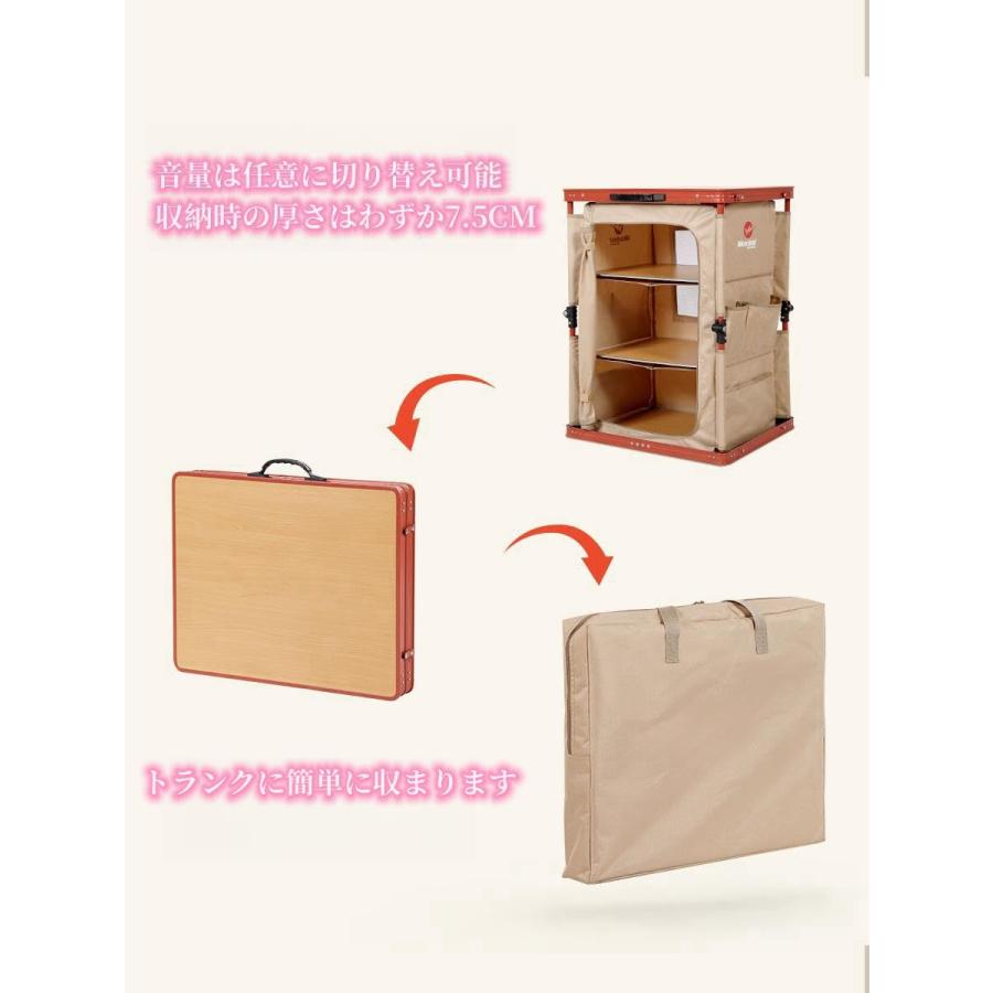 キャンプ収納ボックス 折りたたみコンテナ (分解性素材) 屋外ベッド