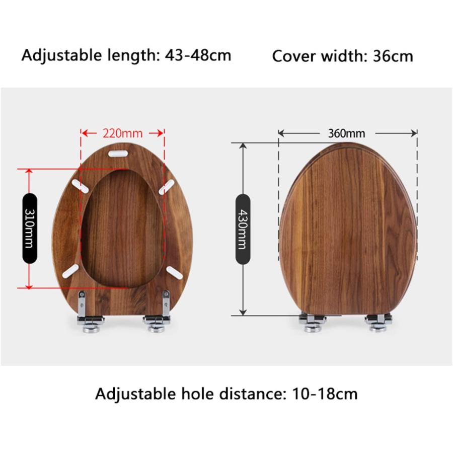 便座?便器 木製便座 木製前丸便座 ソフトクローズトイレシート