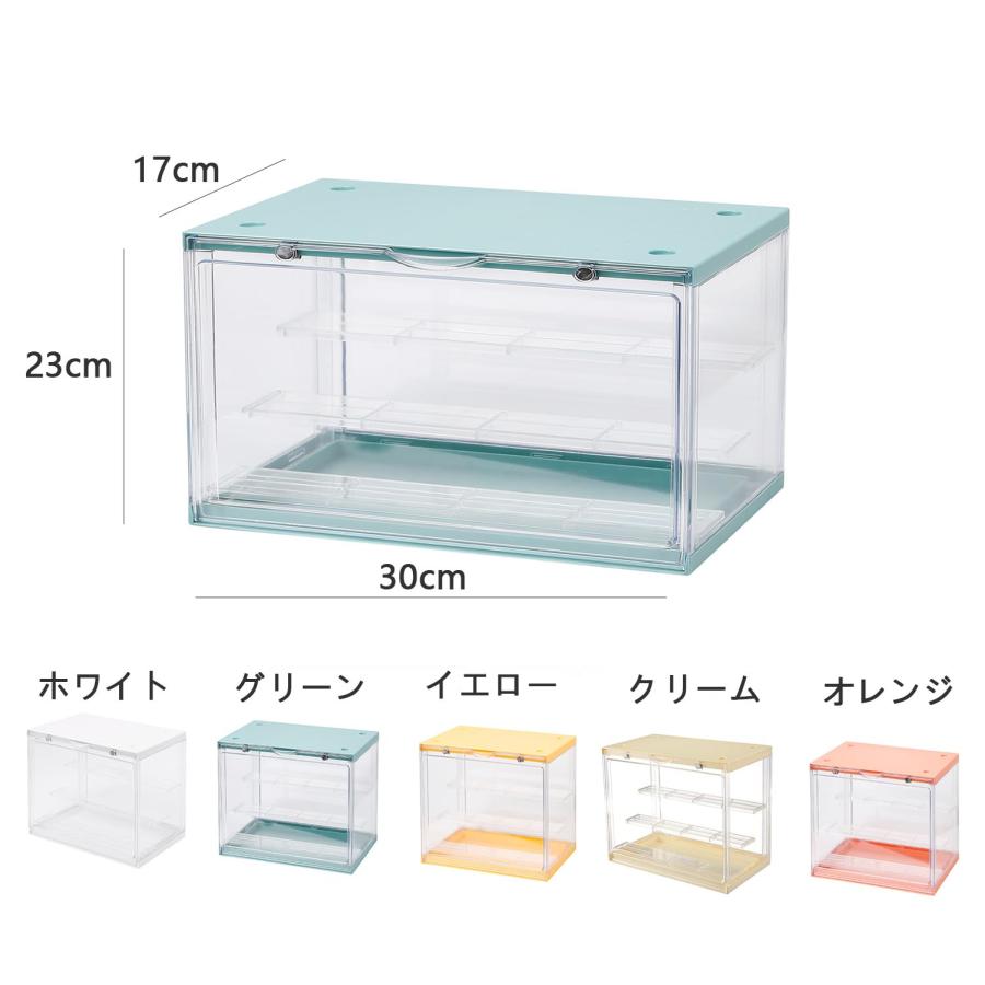 3pcsホビー用収納ケース 30*17*23cm フィギュアボックス コレクション