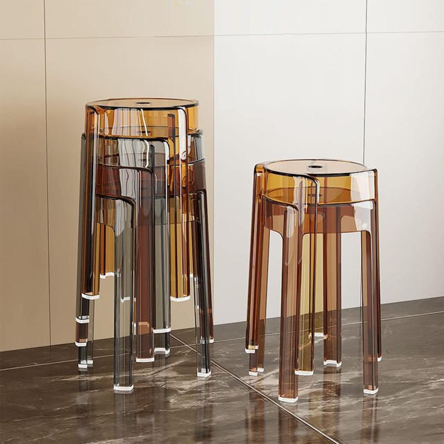 スタッキングチェア2個セットスタッキングスツール透明プラスチック椅子屋台イススツールスタッカブル株式会社錦耐荷重200kgおしゃれ積み重ねシンプルリビン スタッキングチェア 2個セット スタッキングスツール 透明