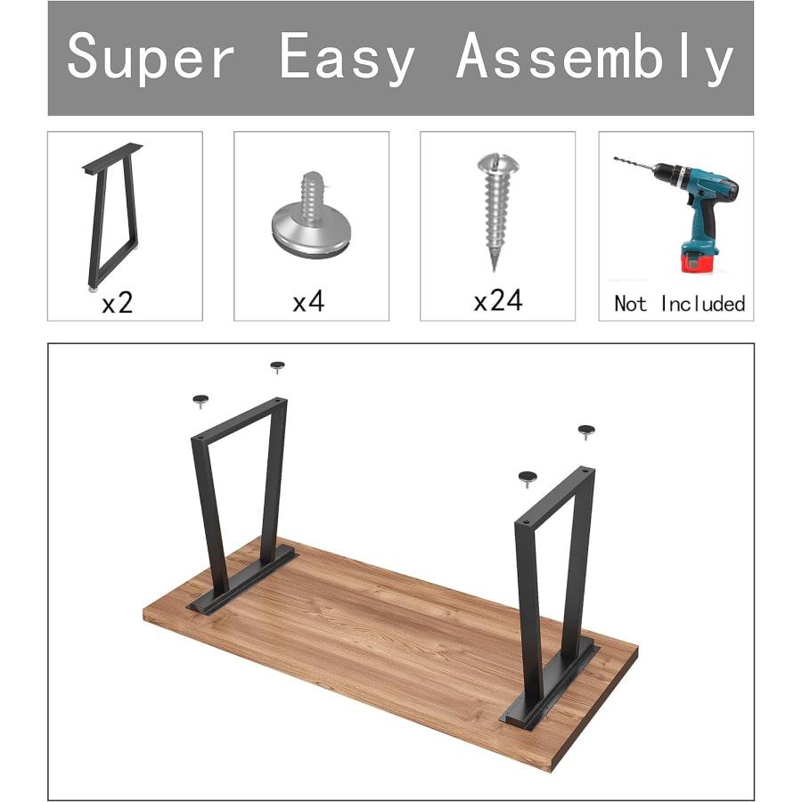 テーブル 脚 パーツ DIY テーブル脚 1本セット高さ40cm、60cm アイアン