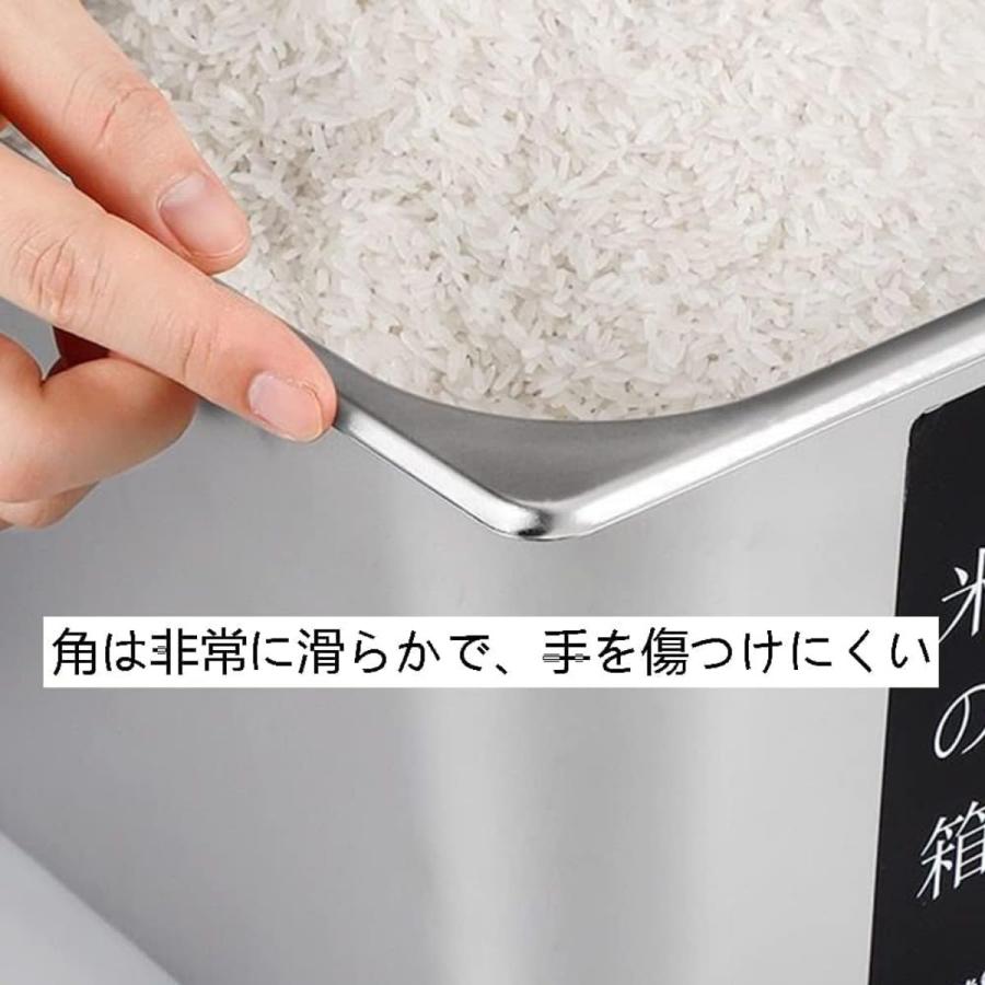 ステンレス鋼の米のバケツ ライス ボックス 防虫防湿密封米タンク
