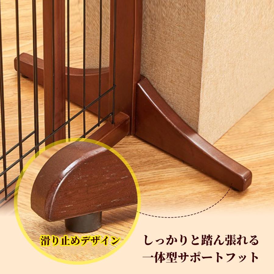 ペットゲート ペットフェンス 伸縮 犬用ゲート 木製 置くだけ 高 ペットゲート ペットフェンス 伸縮 犬用ゲート 木製 置くだけ 高