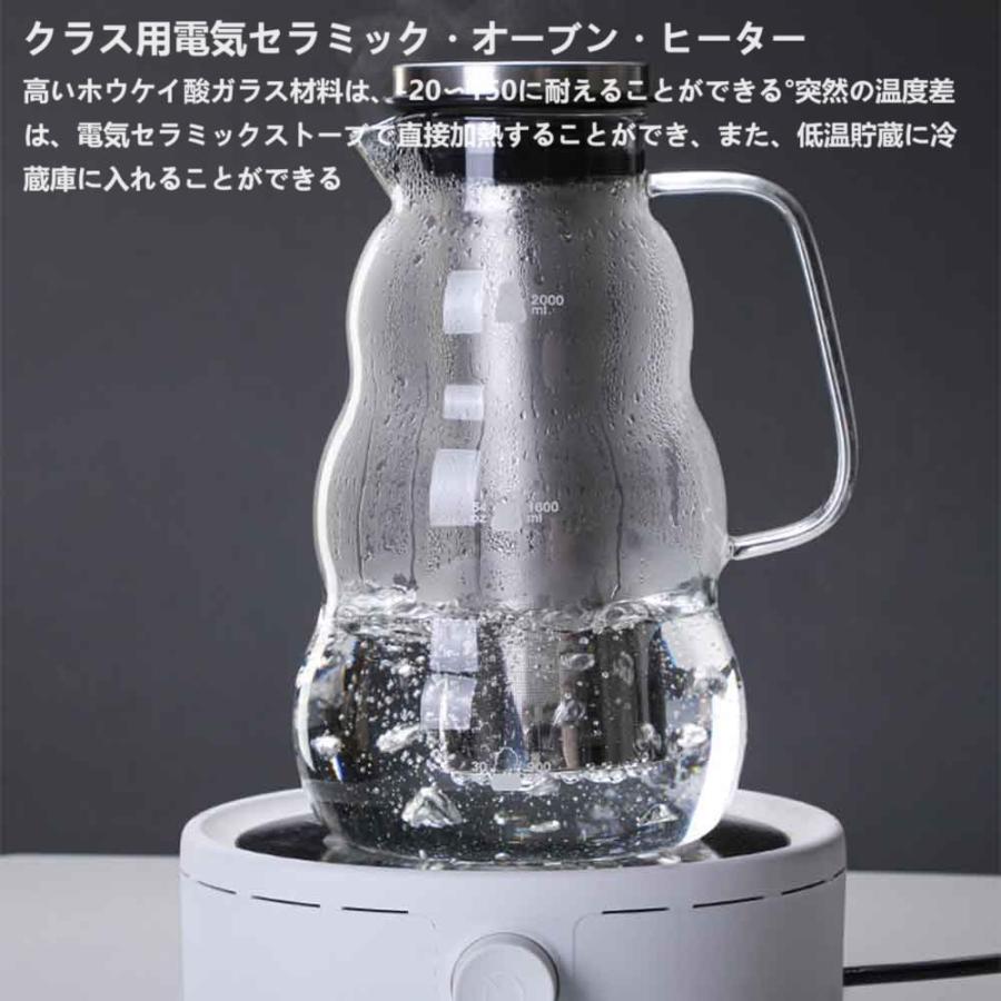 コーヒーメーカー 水出しコーヒー 器具 ボトル ガラス アクリル冷水筒
