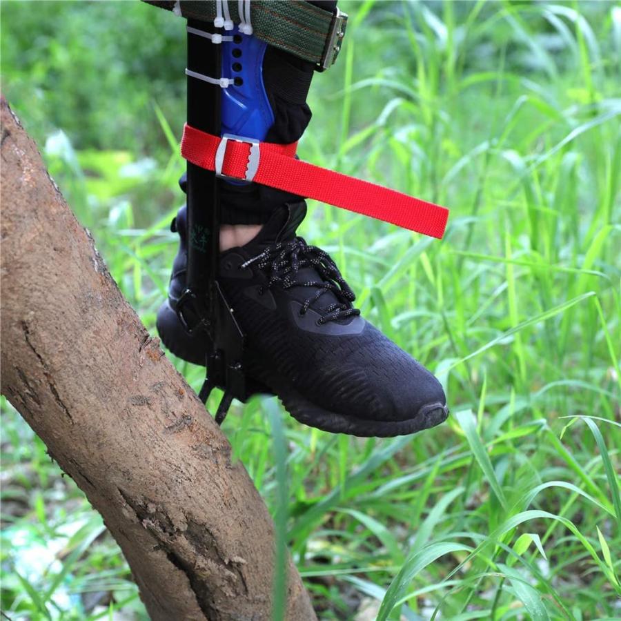 木登り器 木登り道具 昇柱器 直立木登りツール シートベルト付き 登山