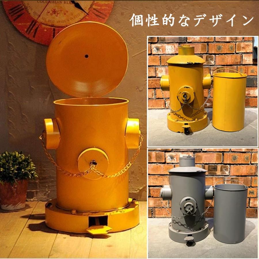 ゴミ箱 ふた付き おしゃれ 消火栓 ペダル 25L/35L/55L ダストボックス