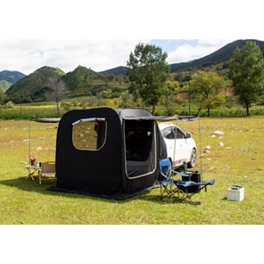 カーサイドタープ トランクテント 2025 防災対策 車中泊テント 車と