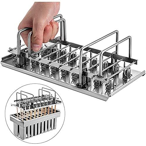20個の金属製アイスキャンデー型 各アイスクリーム型 容量108ml