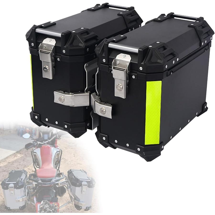 38L パニアケース サイドケース 汎用 バイク用ボックス サイドボックス 