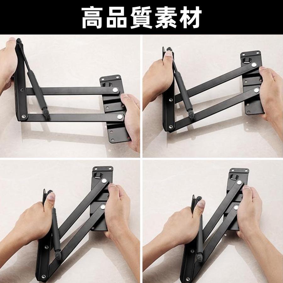 折りたたみリフトアップ 2個セット スプリングヒンジ テーブル用