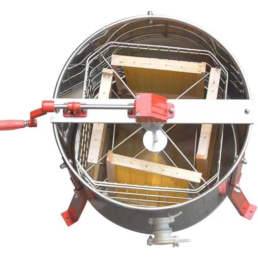 ステンレス 採蜜機 蜂蜜分離器 手動式 遠心分離機 プロフェッショナル