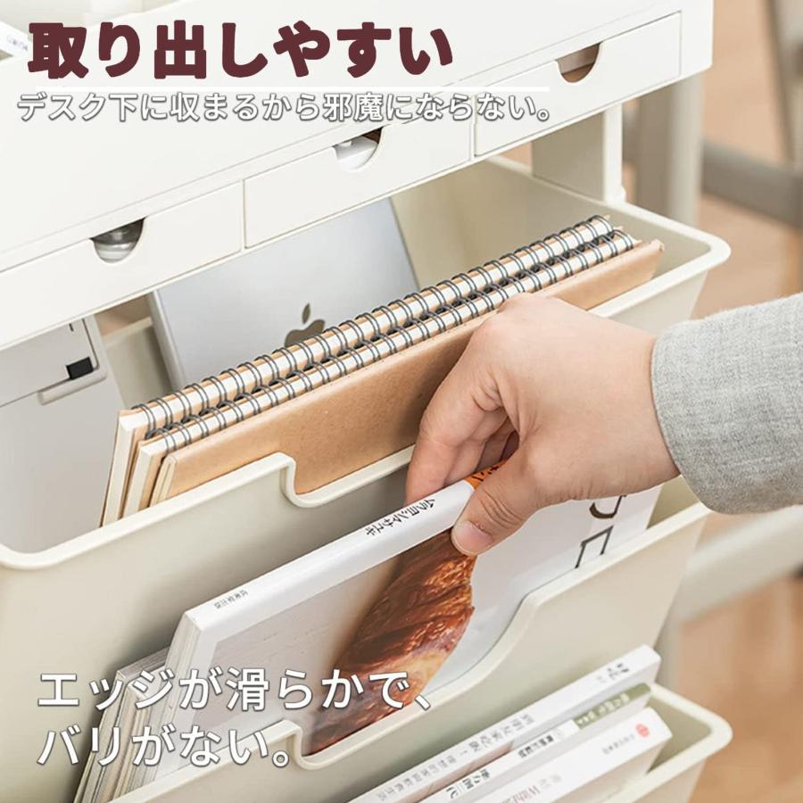 書類棚 大容量 教科書収納棚 本棚 キャスター付き ブックスタンド