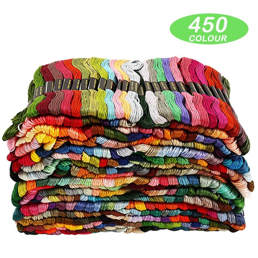 最新版】447色 刺繍糸 セット クロスステッチ 刺しゅう糸 初心者 高