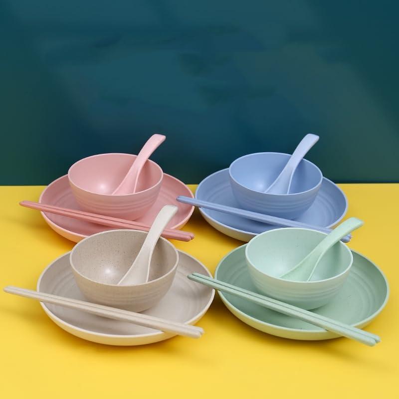 食器セット 小麦ら食器 4人分 プラスチック ディナーセット 一人暮らし