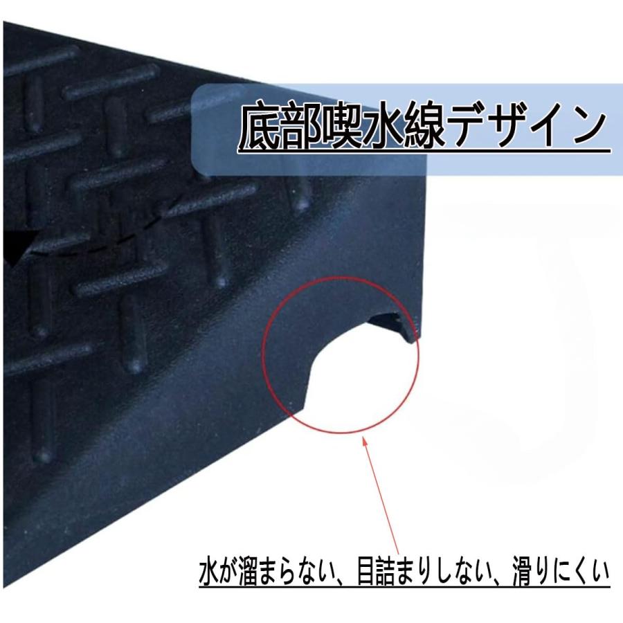 段差スロープ/プレート6枚 段差プレート 防水スロープ 高さ4cm 5cm 6cm 7cm 8cm 9cm 10cm 11cm