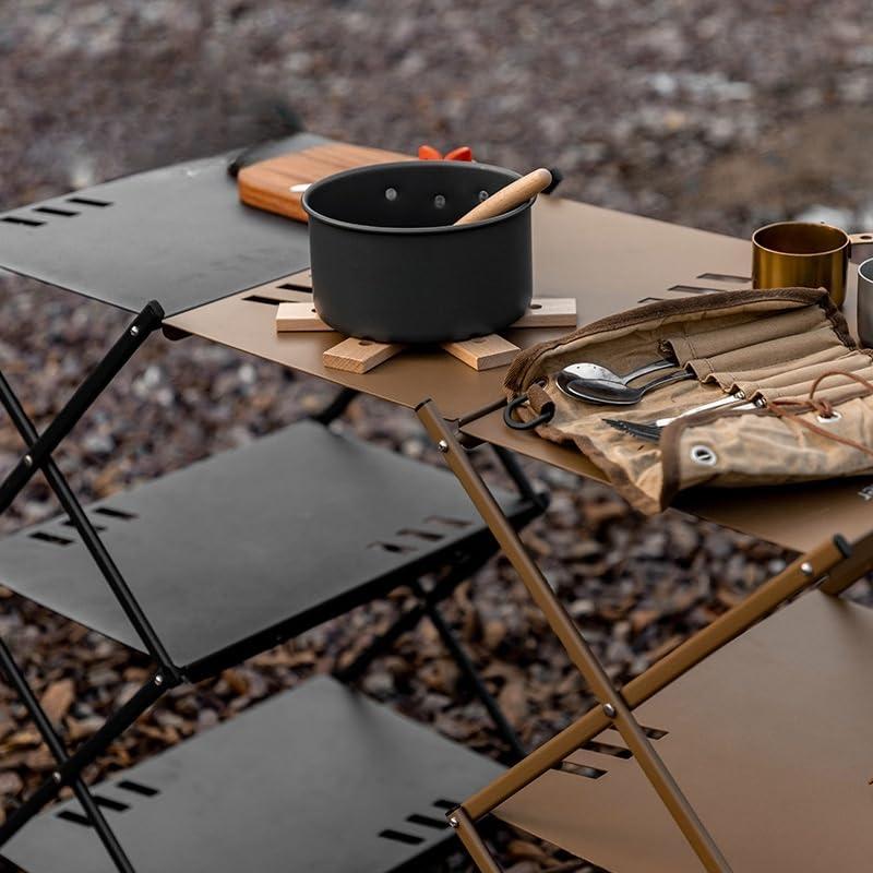 キャンプテーブル キャンプ ラック アウトドアラック アルミニウム合金