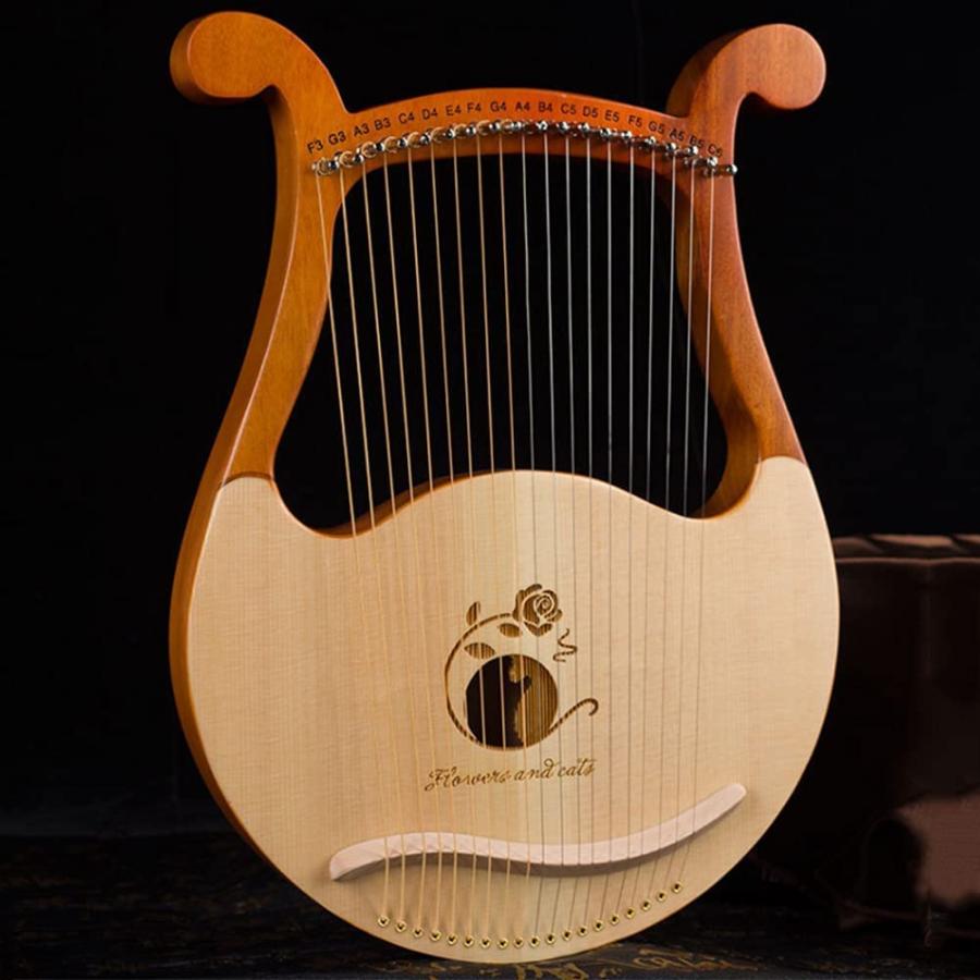 リュートハープ　ライアーハープ Amazon.co.jp: Lute Harp リュート ハープ Roosebeck社【並行輸入