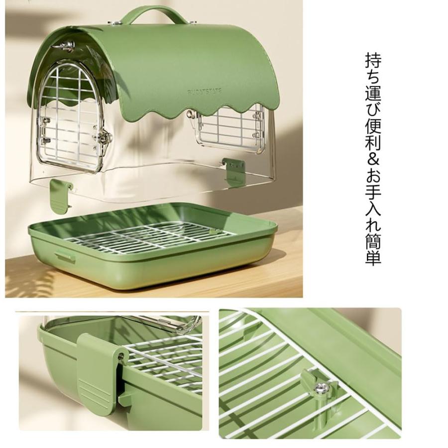 ゆき小鳥用キャリーケースおでかけキャリーアクリルキャリーバードキャリー ゆき小鳥用キャリーケースおでかけキャリーアクリルキャリー