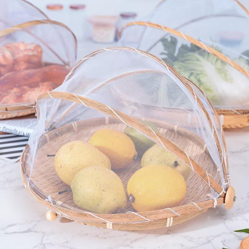 竹ざる 梅干し干し用 ネット付き 2個セット 3個セット 可動式フタ
