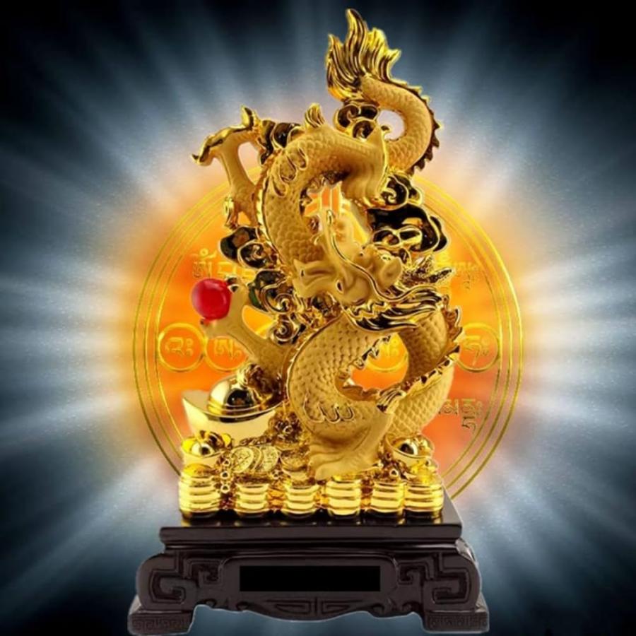 龍の置物 龍神 昇運金龍風水グッズ 開運幸運贈り物 縁起物金運祈願
