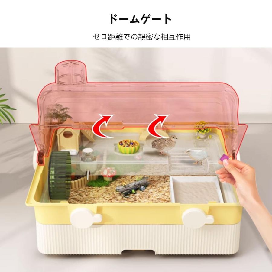 ハムスター ケージ ハムスター飼育ケージ 飼育ケージ 小動物ケージ