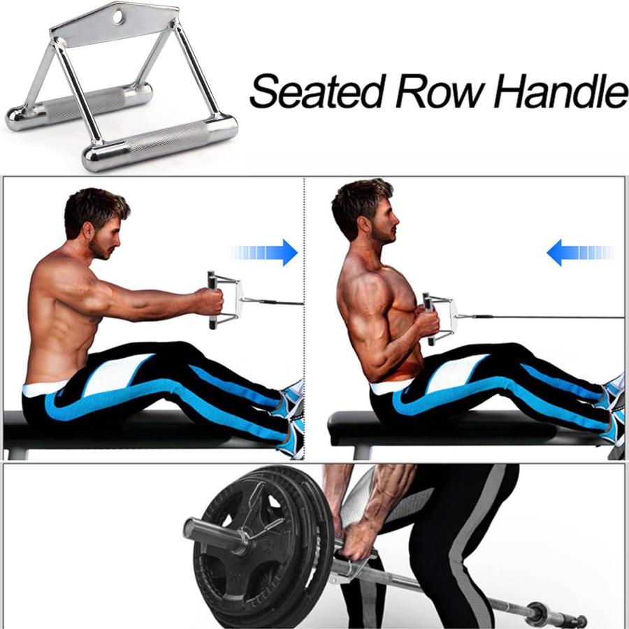 Vバー プーリーハンドル、ダブルロウハンドル ケーブルアタッチメント