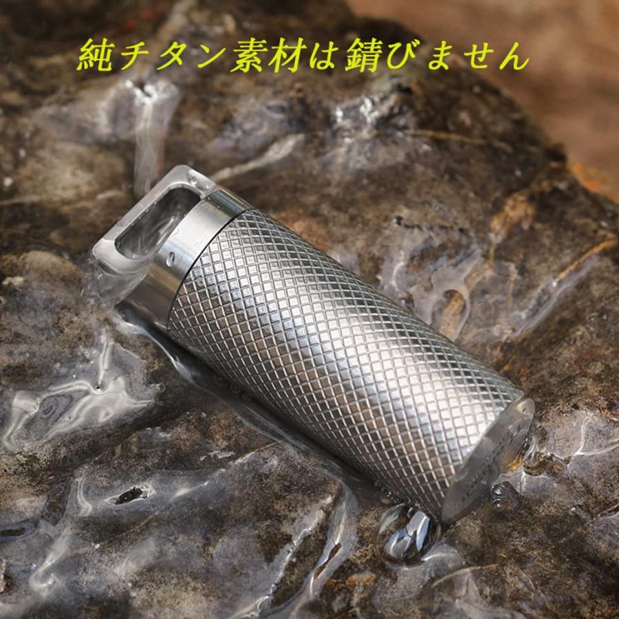 ピルケース 薬ケース 携帯 チタン製 ニトロ入れ 薬入れ 防水 錆びない