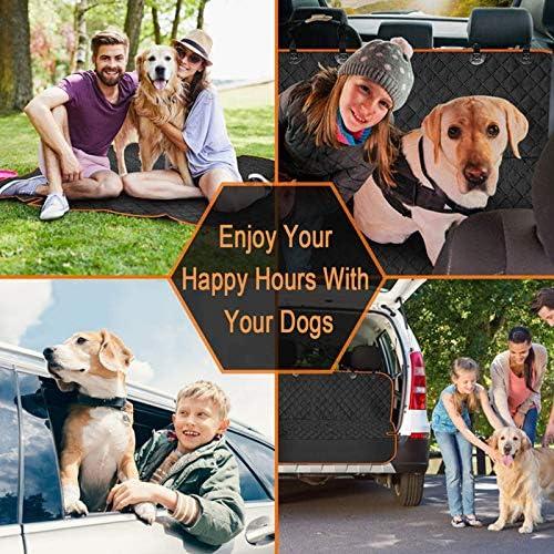 犬のカーシートカバー、防水ペットカーゴカバー滑り止めウォッシャブル