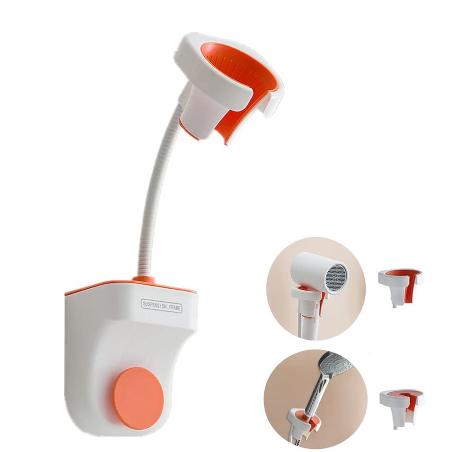 ヘアドライヤー スタンド ホルダー ラック ドライヤークリップ 両手で