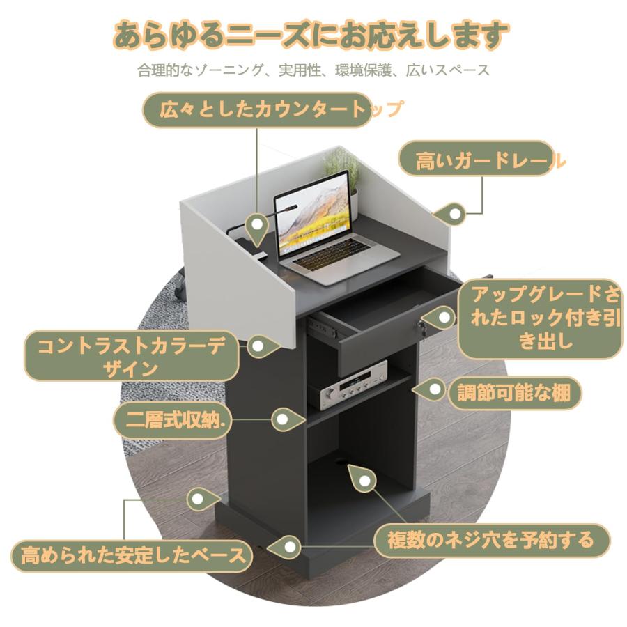 演説台 表彰台 司会者台 教会説教壇 教室教師用演台 スタンディグ