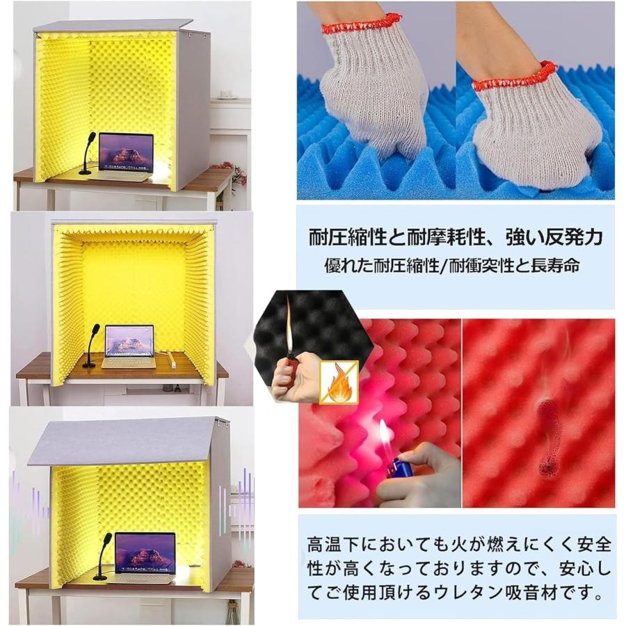 ダイキン　遮音シート　吸音材　吸音シート　防音室作り 防音シート 吸音材 DIY 30×30×5cm 5cm極厚 6枚 セット 高密度 遮音材
