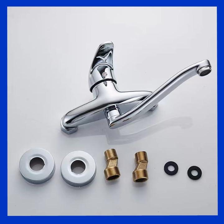 キッチン蛇口 壁付き 混合水栓 シングルレバー 浴室用水栓 バス水栓