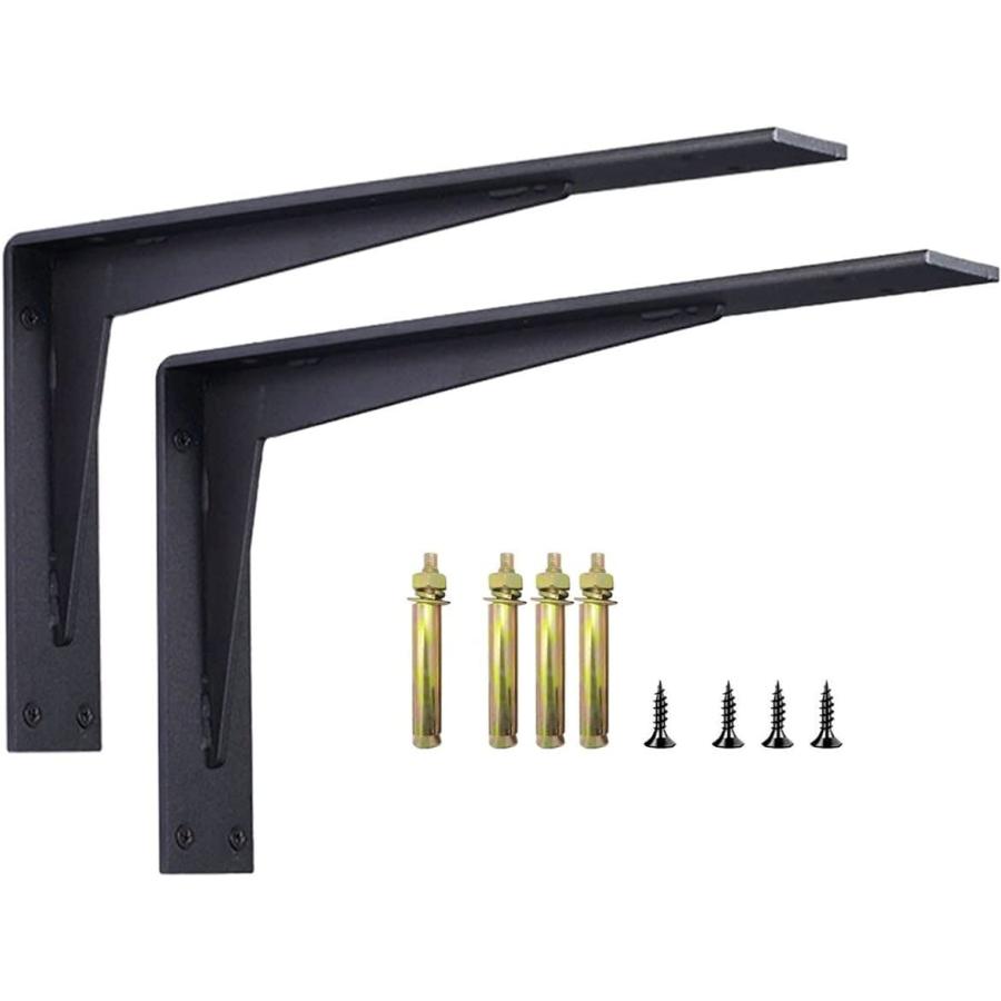 棚受け金具 棚受け ブラケット 2個 壁掛け 棚支え 15cm 20cm 25cm 30cm