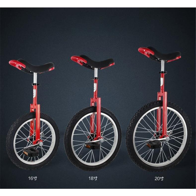自転車 一輪車 組み立て式 アウトドア 競技用16/18インチ シングル